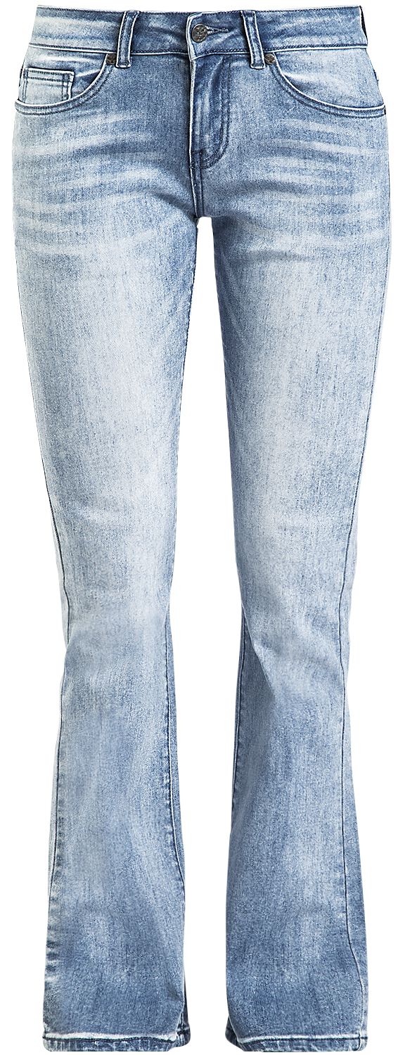 træk uld over øjnene valgfri alarm Grace - Light-Blue Jeans with Wash and Turn-Up | Black Premium by EMP Jeans  | EMP
